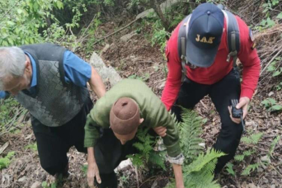 Kaybolan yaşlı adam 17 saat sonra bulundu