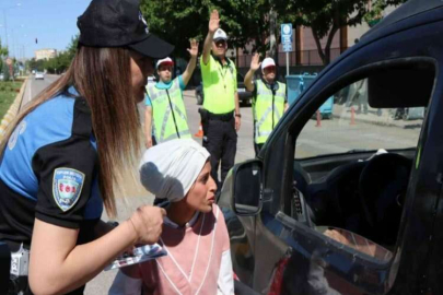 Şanlıurfa’da özel çocuklar trafik polisi oldu