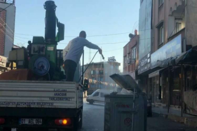 Gaziantep’te sivrisinek ve karasineklere karşı ilaçlama çalışmaları devam ediyor