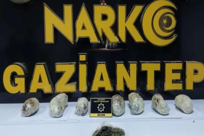 Gaziantep’te 3 kilo skunk ele geçirildi