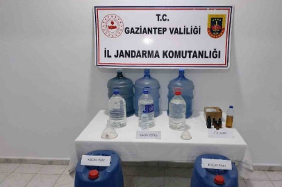 Gaziantep’te kaçak alkol operasyonu