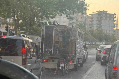 Gaziantep’te tehlikeli yolculuk