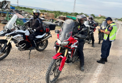 Gaziantep’te 17 motosiklet trafikten men edildi