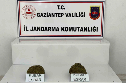 Gaziantep’te 1 kilo esrar ele geçirildi: 1 gözaltı