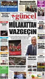 GÜNCEL GAZETE