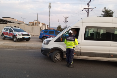 Jandarmadan trafik denetimi