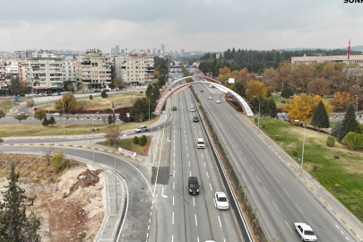 Tugay Köprülü Kavşağı çalışmaları tamamlandı