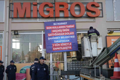 Tarihi geçmiş ürün satan ve fahiş fiyat uygulan Migros market 3 gün kapatıldı