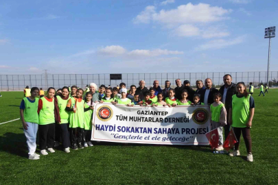 Gaziantep’te ’Haydi sokaktan sahaya’ projesi ile geleceğin futbolcuları yetiştirilecek