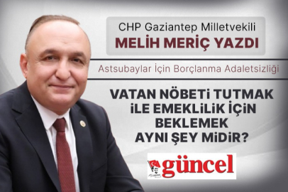 CHP Milletvekili Melih Meriç'in yazısı