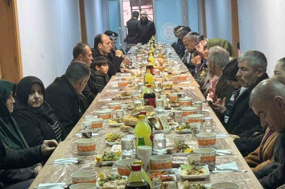 Şehit ve gazi aileleri iftarda bir araya geldi